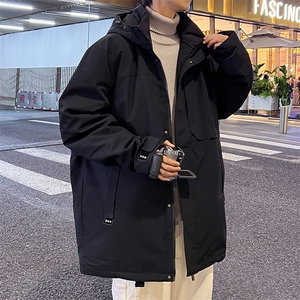 （）卡通工重艺立领潮牌宽松落肩情侣学生鸭绒羽绒服 控299图片