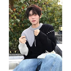 1506A/GZ200/P59个性卫衣宽松不规则长袖上衣，男装卫衣，星座1506A