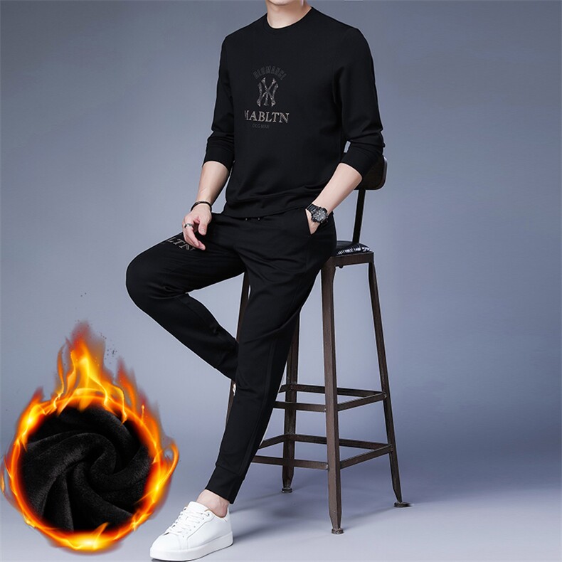 秋季中年休闲薄款运动套装男时尚卫衣长袖老年运动服时尚百搭男装,男装休闲套装,电商B212（原钱塘6029）