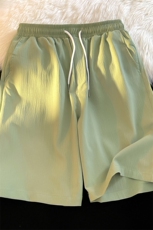K6027/P20港风平铺纯色休闲短裤男女宽松弹力中裤新款大码裤子，男装牛仔裤，电商A141