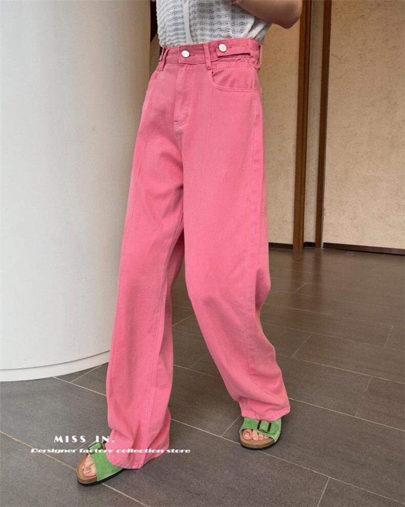 现货夏季浅色牛仔裤，女装牛仔裤，蜜思印·金