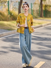 2026年新款女刺绣双面穿外套2026年春季女，女装短外套，橙子家