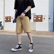 K939/P25新夏季港风潮男士宽松五分裤子韩版沙滩纯色休闲大码短裤，男装休闲裤，电商A141