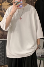 Q11099-P30春夏季七分袖t恤男大码五分袖男短袖中袖，男装T恤，电商A040