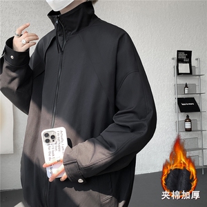MY1168-特P70 加棉特P85 立领飞行夹克廓形夹棉加厚大码外套棉衣图片