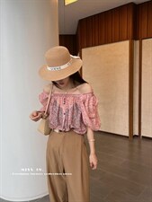 现货可盐可甜的小花上衣，其它，蜜思印·金