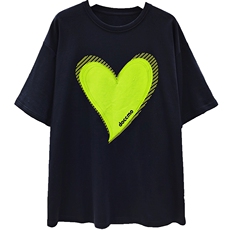 H0510-p35抖音质量纯棉短袖t恤女夏2025刺绣花T，女装T恤，星座617A-2