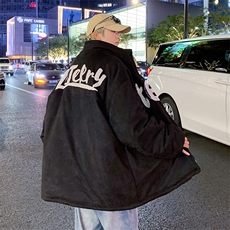 内里加绒棉衣男麂皮绒立领棉袄情侣棉服3363-P80控118，男装棉衣，星座207