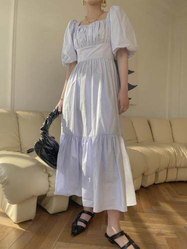 新款#法式泡泡袖长裙，女装，LION&CAT(2F)