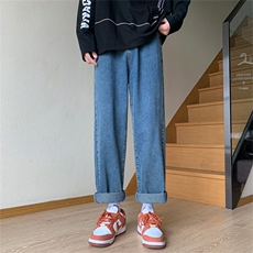 深度库存！现货3万+牛仔裤男款宽松阔腿直筒裤潮A080-9231-P30，男装牛仔裤，电商A080