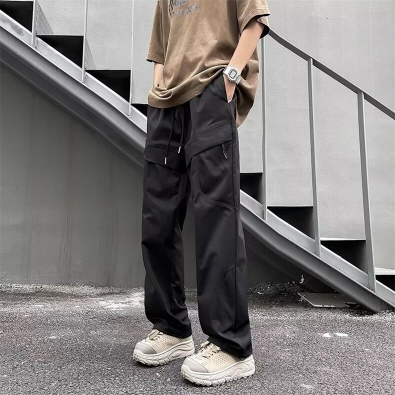 休闲裤男士韩版潮流高街帅气百搭夏季2024新款ins长裤K5345-P34,男装休闲裤,星座412-2