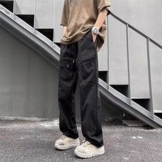 休闲裤男士韩版潮流高街帅气百搭夏季2024新款ins长裤K5345-P34，男装休闲裤，星座412-2