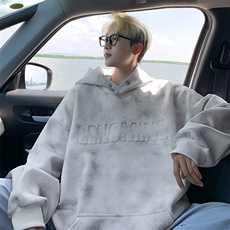 供抖音现货400克重磅秋冬连帽百搭卫衣X416B-1-WY938-P55限78，男装卫衣，星座416B-1