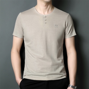 SQY9816男式2023年夏季新款T恤男短袖商务时尚休闲体恤男装P55图片