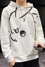 【】A003-HW3081-P55冬装新款加绒连帽男士卫衣家乐，男装卫衣，电商A003