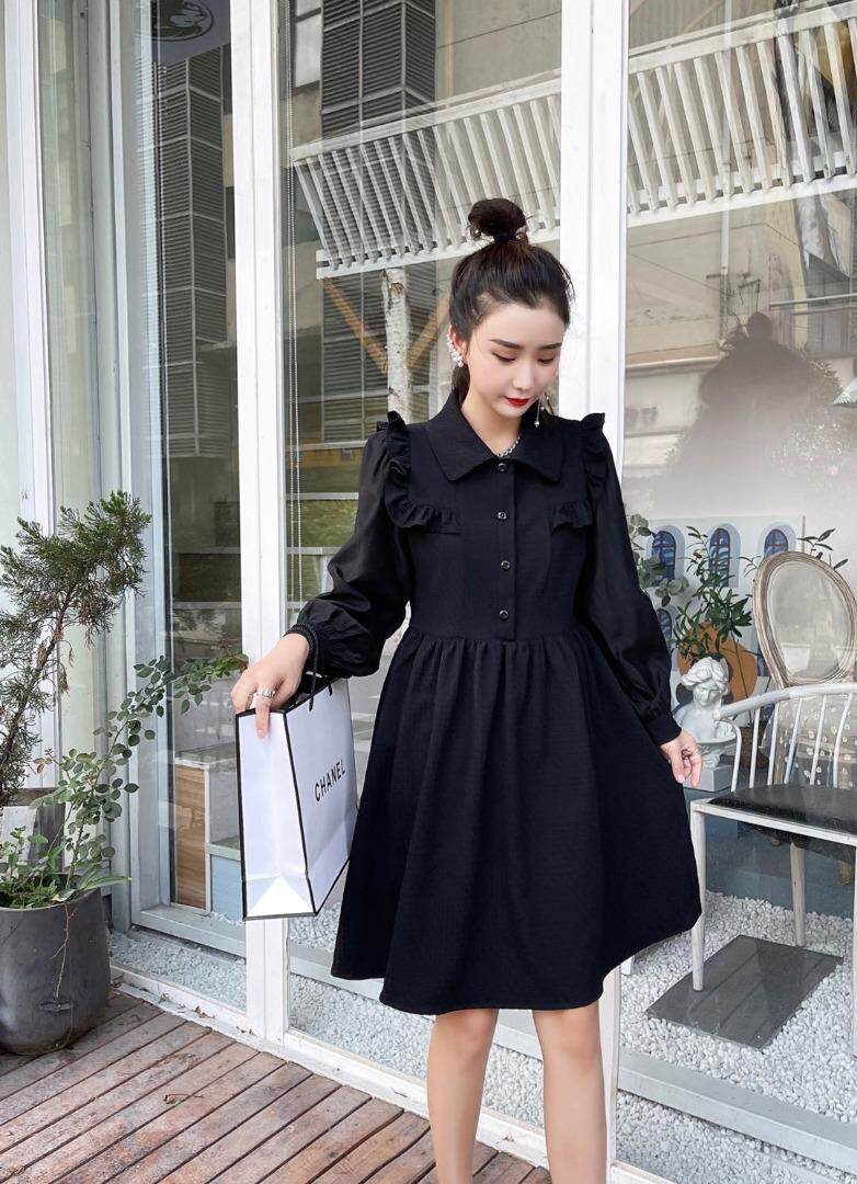 荷叶边衬衫裙，女装衬衫，Balance Studio