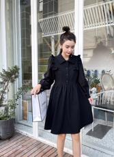 荷叶边衬衫裙，女装衬衫，Balance Studio