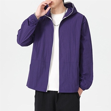 UPF50+冰丝防晒衣服男款2025夏季户外轻薄连帽外套Q5519-特P30，男装防晒衣，星座610（原A335）