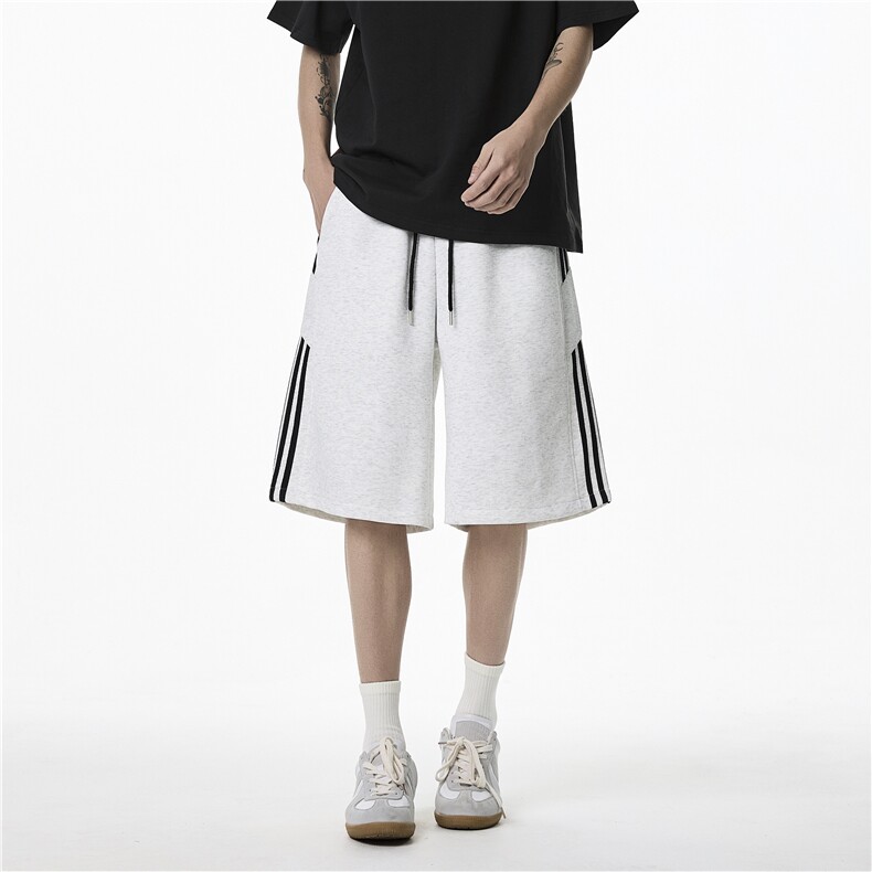 抖音品质夏季新款美式运动宽松休闲五分裤B315-K25699-特p30控58,男装休闲裤,电商B315