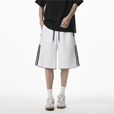 抖音品质夏季新款美式运动宽松休闲五分裤B315-K25699-特p30控58，男装休闲裤，电商B315
