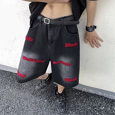青春流行ins男直筒水洗牛仔裤P38，男装牛仔裤，星座1116-2