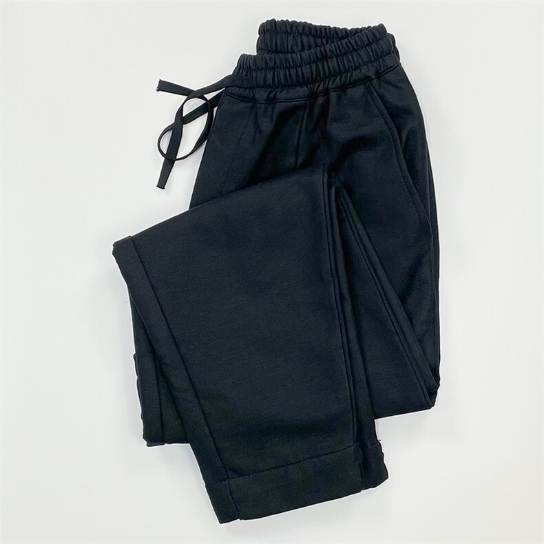 2223^风男装加厚加绒休闲裤冬户外保暖工装裤抽绳腰百搭款，男装休闲裤，钱塘777(原3023)