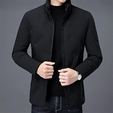 2023新款冬装羽绒服中青年男士加厚保暖防寒立领外套AJY2081-P190，男装羽绒服，电商B212（原钱塘6029）