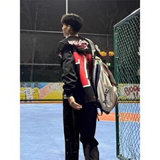 美式复古圆领棒球服卫衣潮牌高级感橄榄冰球外套WY007特P41，女装短外套，星座908-1