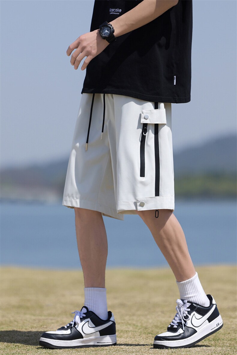 草坪-夏季短裤潮牌户外运动五分防水大码冲锋裤XZ301b-2-DK725P35,男装牛仔裤,星座301B-2（原A443-1）