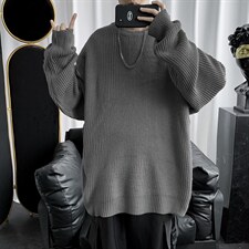 港风毛衣男秋冬外穿宽松慵懒风情侣装打底针织衫韩版潮MY260-P42，男装T恤，星座1008-1