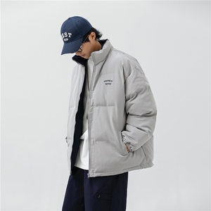 2024冬装模特图字母贴布绣立领棉服面包服外套3760P155