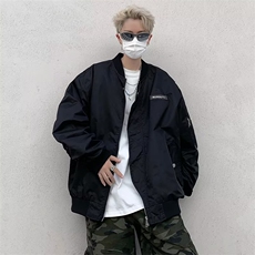 美式潮牌复古飞行员棒球服夹克男女春秋街头J866P75，男装夹克，星座1116-2