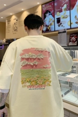 已注册纯棉220克T4356P23得物直播短袖T恤重磅280克TB4356批28，男装T恤，电商C408(原B339-1)