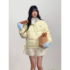 1506A/G78020/P79糖果系蓬松蝴蝶结棉服外套，男装棉衣，星座1506A
