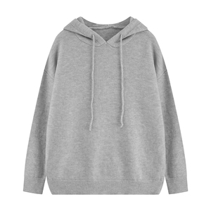 光板二开 得物\唯品 绵羊绒 冬季加厚版连帽毛衣 M708特批P55图片