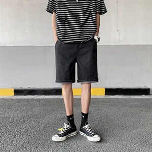 潮流春季牛仔裤男牛仔短裤M830P34图片