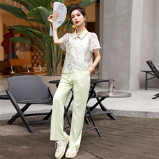 《48H发》复古时尚优雅两件套套装，女装套装/套裙，婷轩阁