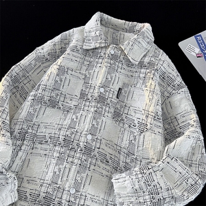 冬美式百搭加棉加厚棉服男情侣小香风格子保暖外套J595J加棉-P95图片