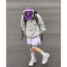 抖音得物美式全棉可翻领立领卫衣半拉链印花外套卫衣A1101，女装短外套，电商A443
