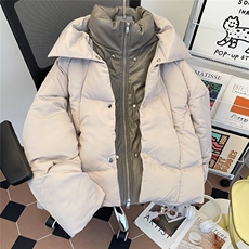 加绒加厚冬款男假两件皮棉衣面包服保暖棉袄休闲外套MA9094P152，男装棉衣，星座1013-1
