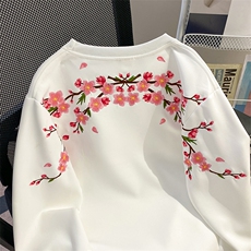 风刺绣秋季新款男女卫衣修身套头流行圆领休闲潮长袖上衣服，男装卫衣，星座813-2
