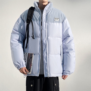 灯芯绒加厚棉衣男冬季立领男士棉服潮流棉袄字母A266-WMY8623-P75图片