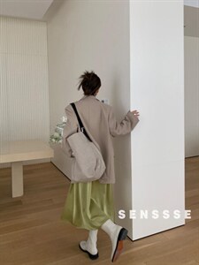 [现货] 开叉后背刺绣西装外套女2022春季新款韩版高级感宽松图片
