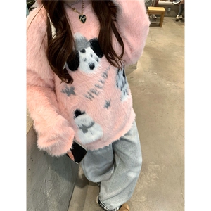 狗狗毛衣男女秋冬慵懒氛围感软糯休闲上衣AMY470-P53图片