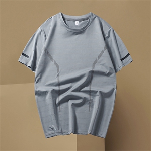 短袖t恤男士夏季薄款冰丝透气网眼运动健身跑步速干上衣T903-P15
