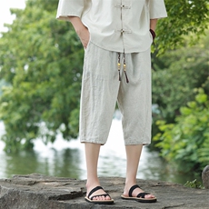 纯亚麻七分裤风星座815-8615p75，男装牛仔裤，星座815（原A203）