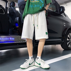 24夏季冰丝透气纯色波点纹潮流情侣男女休闲百搭短裤K3350-P25，男装牛仔裤，电商A009A（原A058A）