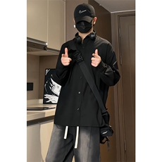 宽松重磅外套男大码港风休闲潮流衬衫C2177-P35【特价】，男装衬衫，电商A007