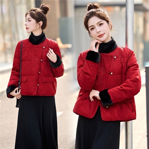 时尚清新优雅风羽绒服女冬季2025年新款白鸭绒加厚保暖外套图片