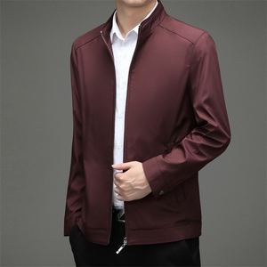 ZL3A02秋冬新款2023年男士休闲长袖立领夹克外套P115图片